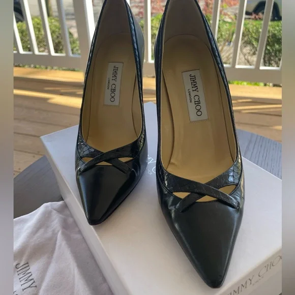 Jimmy Choo Shoes Jimmy Choo Toto Heels In Box With Dust Bag 4 Heel Poshmark